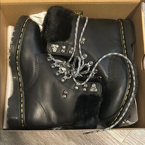 Dr. Martens Black Leather Boots